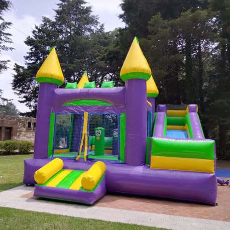 Castillo Inflable Morado Guatemala