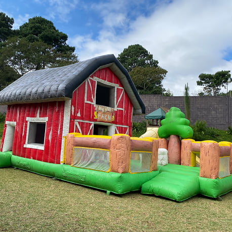 inflable de granja
