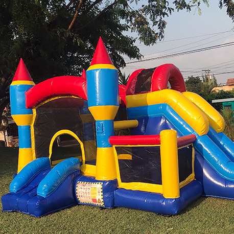 inflable castillo resbaladero
