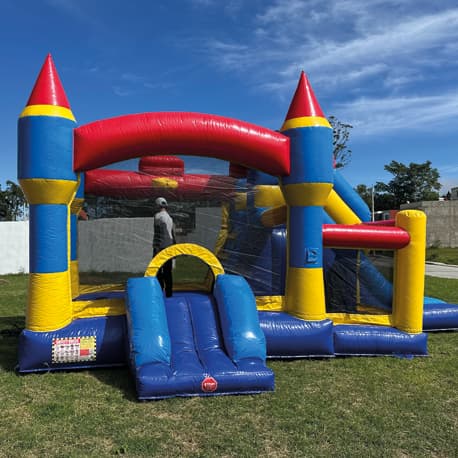 castillo inflable con resbaladero grande